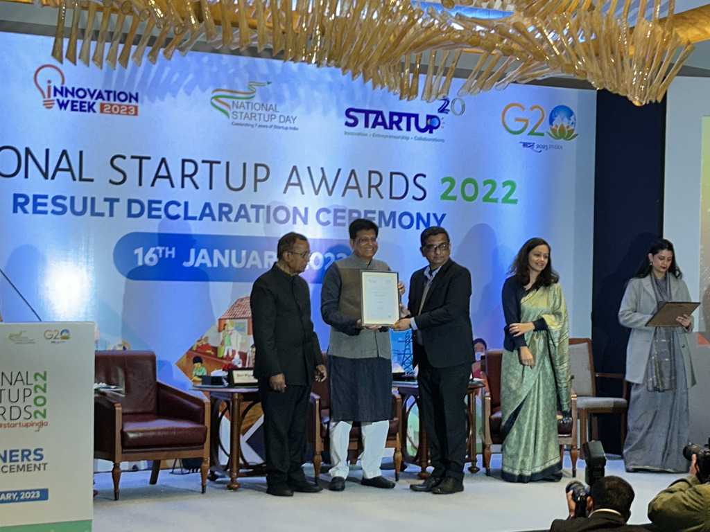 Best Incubator in India Award