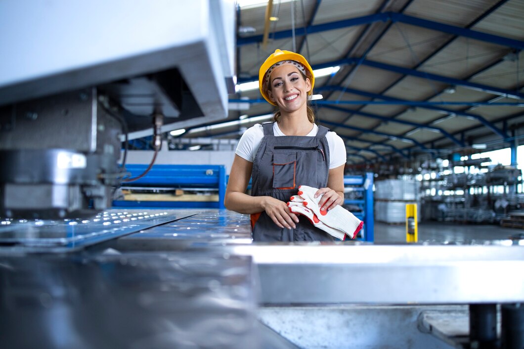 portrait-female-factory-worker-protective-uniform-hardhat-standing-by-industrial-machine-production-line_342744-226